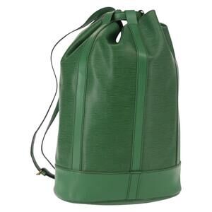 LOUIS VUITTON Epi Randonnee GM Shoulder Bag Green M43084 LV Auth 147705